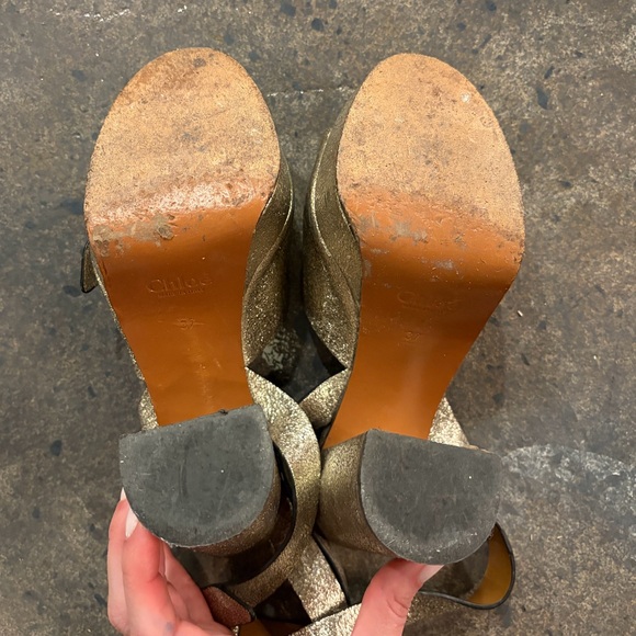 CHLOE Leather Kingsley Sandals